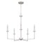 Quoizel Prescott Chandelier 5 Lights Brushed Nickel PRC5026BN - alternate 3